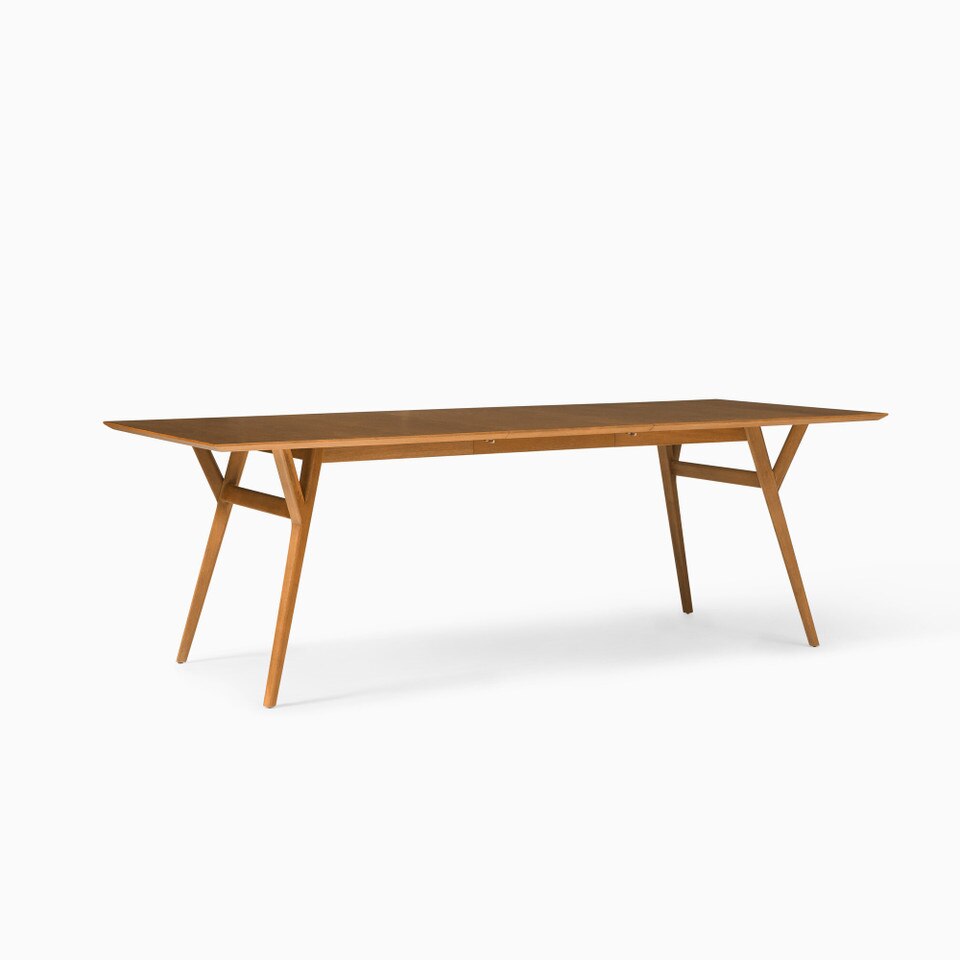 Mid-Century Modern Extendable Dining Table (99 cm - 234 cm)